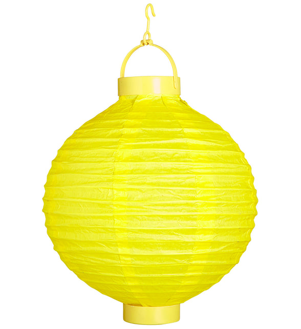Widmann SRL Lampion Met Licht 30Cm Geel