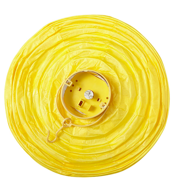 Widmann SRL Lampion Met Licht 30Cm Geel
