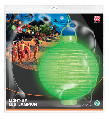Widmann SRL Lampion Met Licht 30Cm Groen