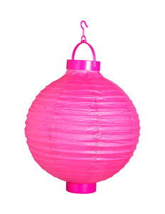 Widmann SRL Lampion Met Licht 30Cm Roze