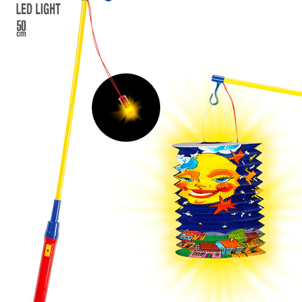 Widmann SRL Lampionnen stokje en lichtje