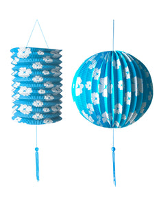 Widmann SRL Lampionnenset blauw