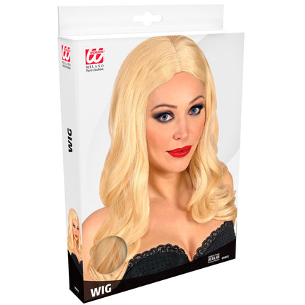 Widmann SRL Lange pruik blond roxy