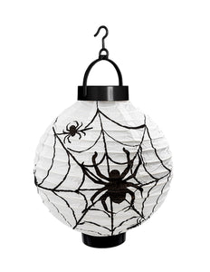 Widmann SRL Lantaarn spinnenweb led licht incl batterij 20 cm