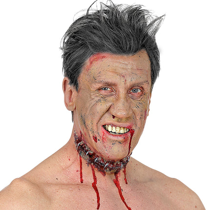 Widmann SRL Latex grote open wond met nietjes