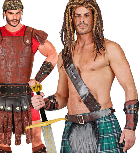 Widmann SRL Lederlook armbedekking gladiator