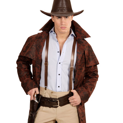 Widmann SRL Lederlook bretels voor party's