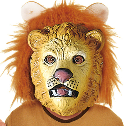 Widmann SRL Leeuwen masker plastic kind