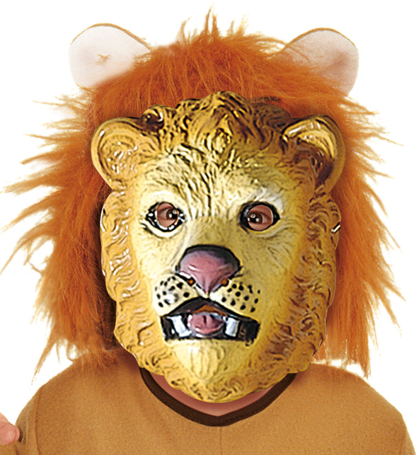 Widmann SRL Leeuwen masker plastic kind