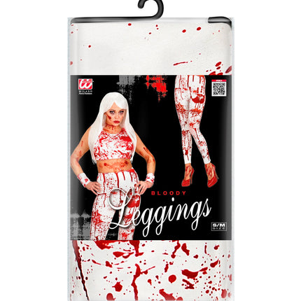 Widmann SRL Legging met bloed halloween