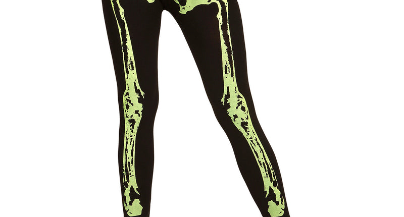 Widmann SRL Legging skelet neon groen