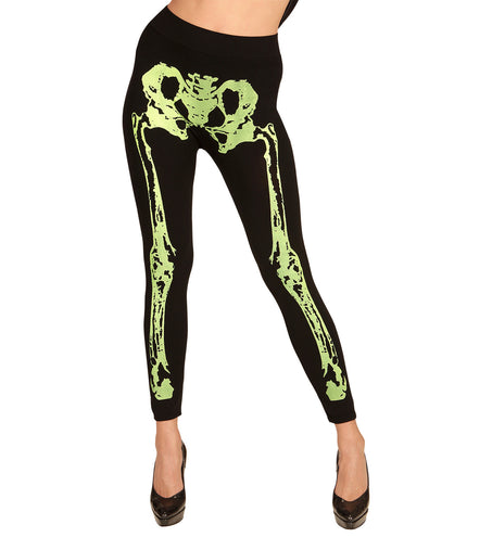 Widmann SRL Legging skelet neon groen