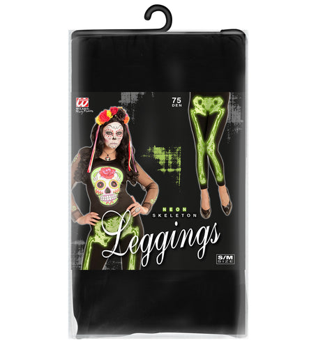 Widmann SRL Legging skelet neon groen