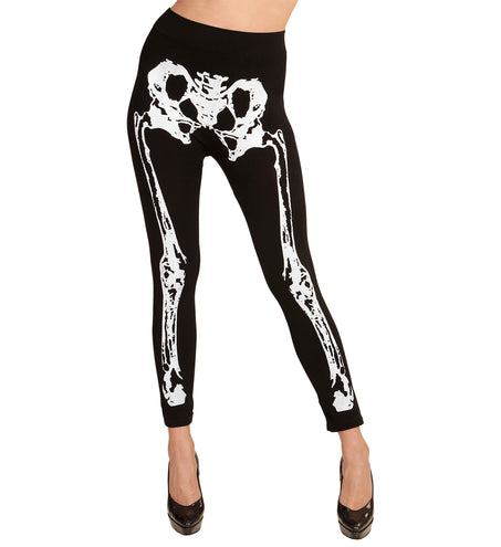 Widmann SRL Legging skelet zwart wit
