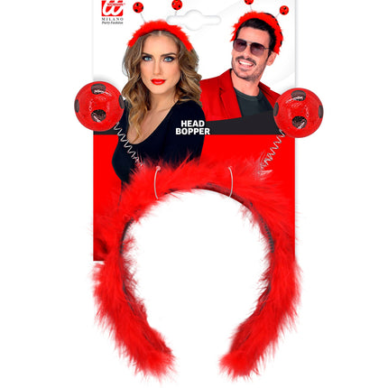 Widmann SRL Lieveheersbeestje boppers diadeem