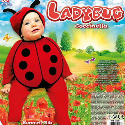 Widmann SRL Lieveheersbeestje kostuum baby