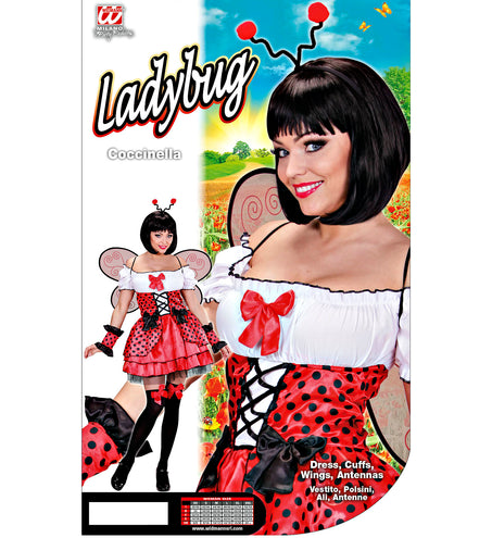 Widmann SRL Lieveheersbeestje kostuum Nore dames