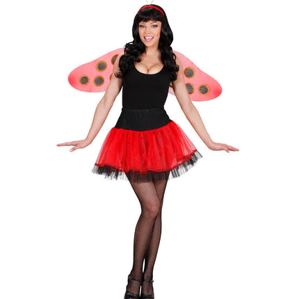 Widmann SRL Lieveheersbeestje vleugels met voelsprieten