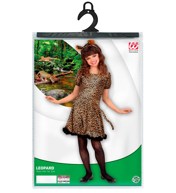 Widmann SRL Luipaard jurkje kinderen