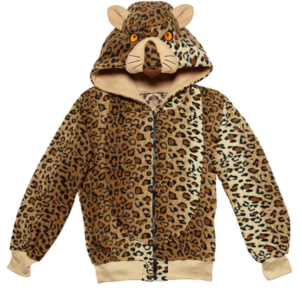 Widmann SRL Luipaard truien met ritssluiting