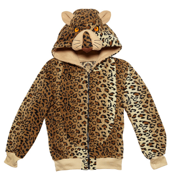 Widmann SRL Luipaard truien met ritssluiting