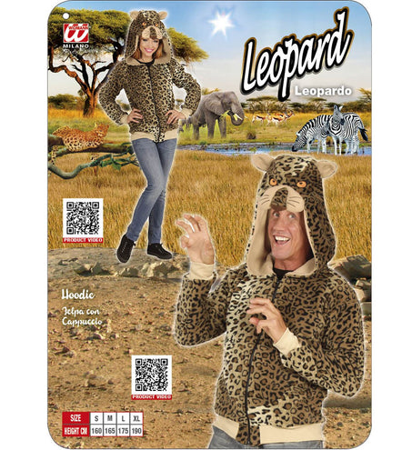 Widmann SRL Luipaard truien met ritssluiting