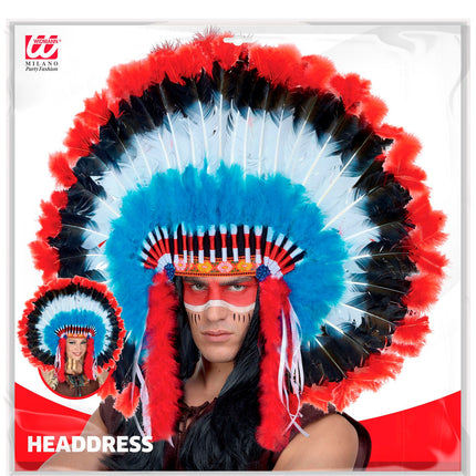 Widmann SRL Luxe indianentooi met marabou