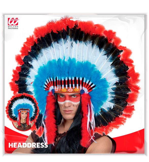 Widmann SRL Luxe indianentooi met marabou