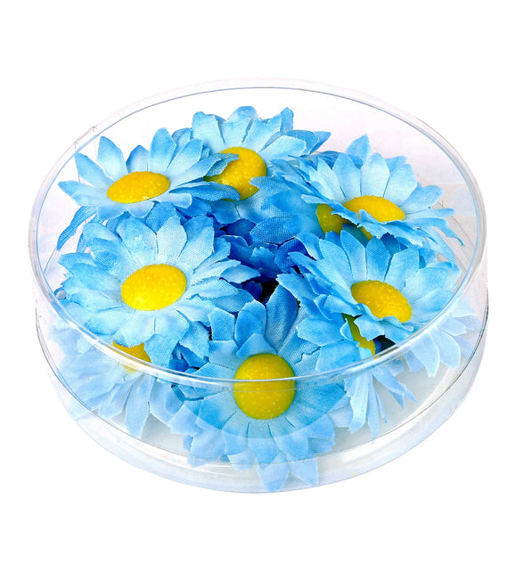 Widmann SRL Madelief decoratieve bloemen lichtblauw