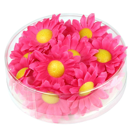 Widmann SRL Madeliefjes decoratieve bloemen  Roze/fuchsia