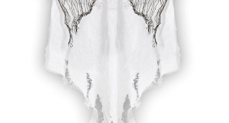 Widmann SRL Magere Hein decoratie wit 61cm