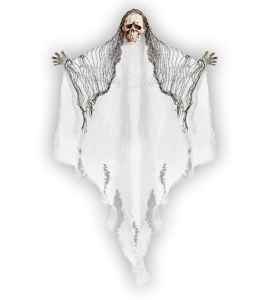 Widmann SRL Magere Hein decoratie wit 61cm