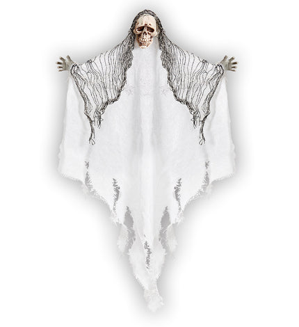 Widmann SRL Magere Hein decoratie wit 61cm