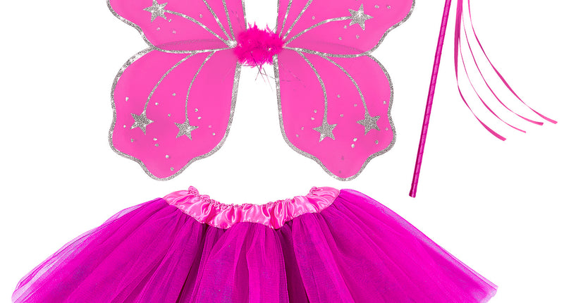 Widmann SRL Magische fee setjes donker roze