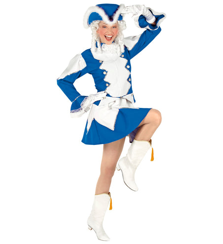 Widmann SRL Majorette kostuum Stacy dames blauw