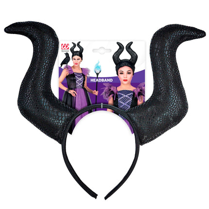 Widmann SRL Malefica hoorns hoofdband
