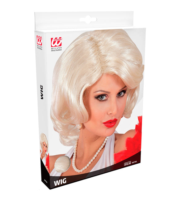 Widmann SRL Marilyn Monroe pruik wit
