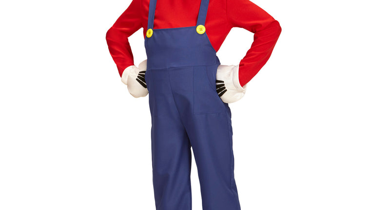 Widmann SRL Mario de loodgieter tuinbroek voor kids