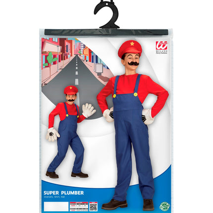 Widmann SRL Mario de loodgieter tuinbroek voor kids