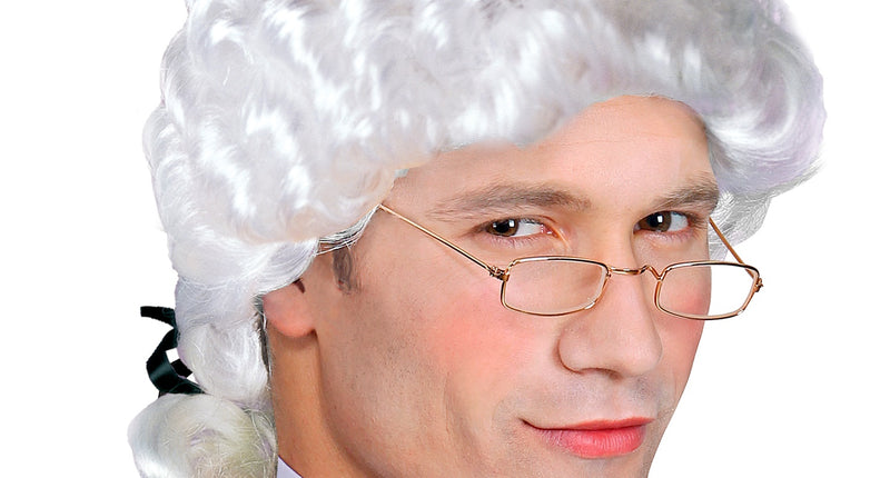 Widmann SRL Markies pruik Mozart wit