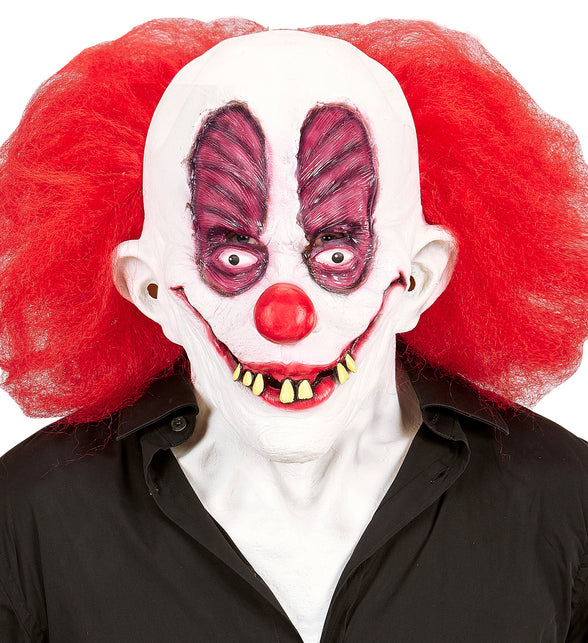 Widmann SRL Masker clown bassie met haren