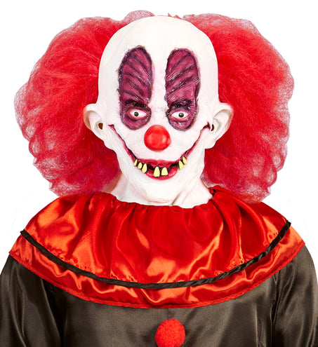 Widmann SRL Masker clown bassie met haren