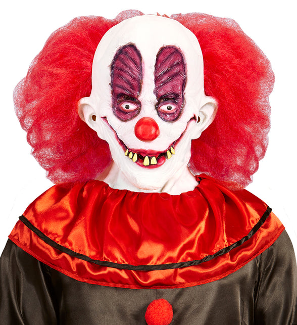 Widmann SRL Masker clown bassie met haren