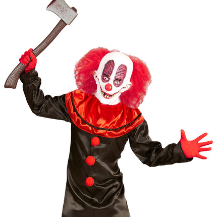 Widmann SRL Masker clown bassie met haren