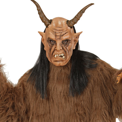 Widmann SRL Masker duivel met hoorns en haar