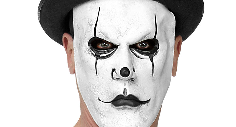 Widmann SRL Masker griezel clown met bolhoed