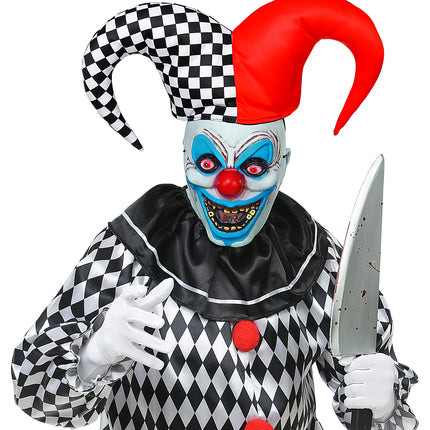 Widmann SRL Masker horror nar Kevin met muts