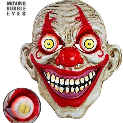 Widmann SRL Masker met wiebelende ogen horror clown Liv