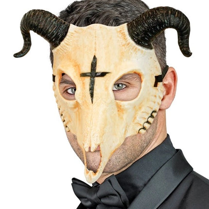 Widmann SRL Masker ram schedel satanisch Niek