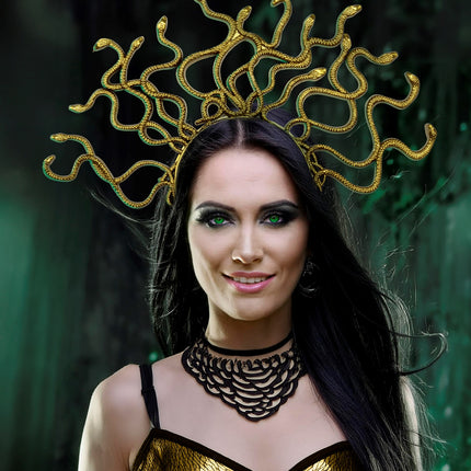 Widmann SRL Medusa diadeem goud